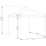 Devoko 10X10 Ft Pop Up Canopy Ez Up Canopy Tent Commercial Instant Shelter Patio Sun Shade Canopies with Roller Bag