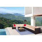 Devoko 8 Pcs & 9 Pcs Patio Furniture Outdoor Sectional Sofa