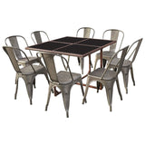 Devoko 9 Pieces Patio Outdoor Dining Sets