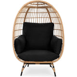 Devoko Wicker Egg Chair Oversized Outdoor Lounge Chair